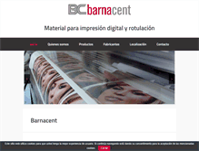 Tablet Screenshot of barnacent.com